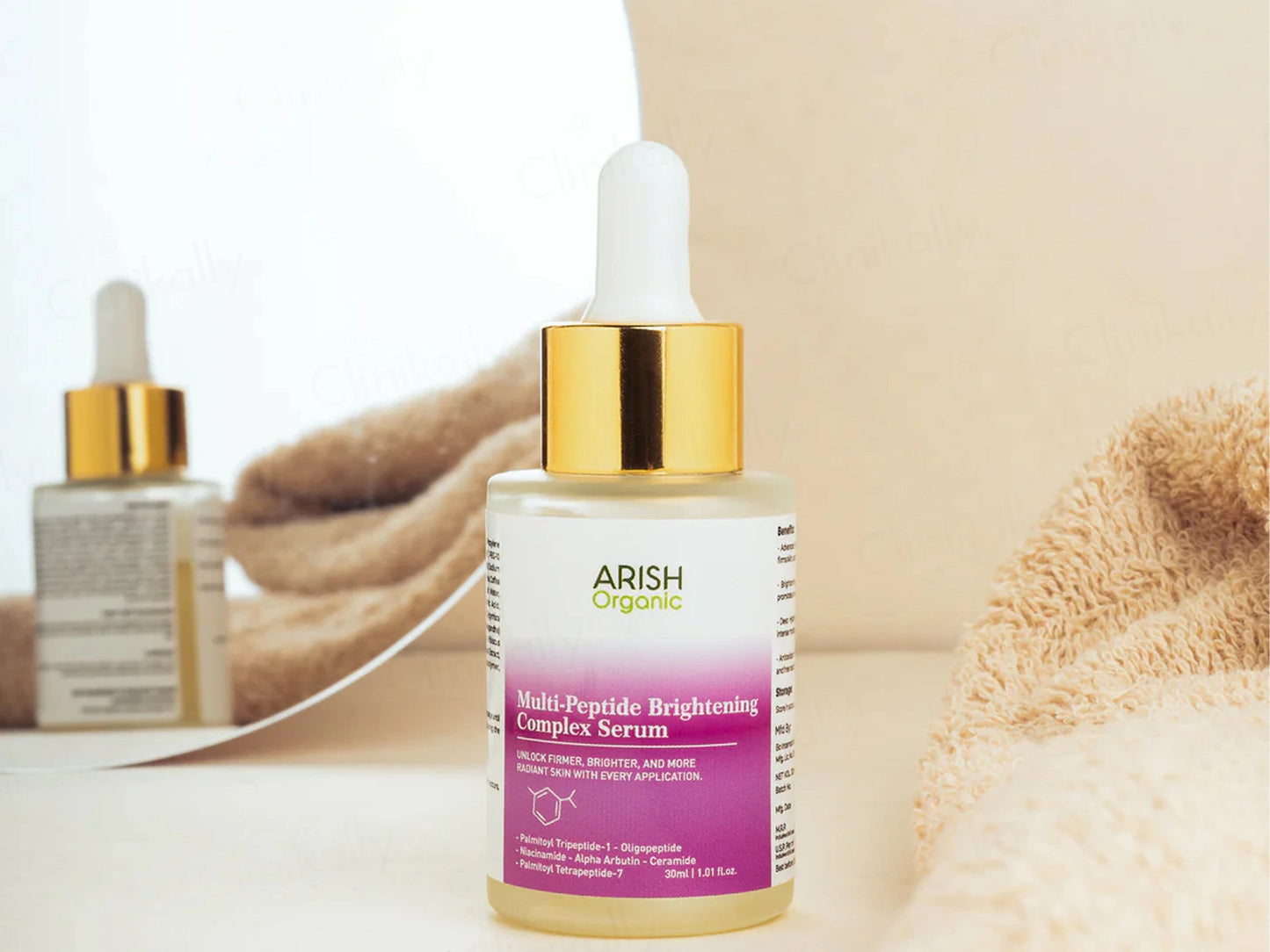 Arish Organic Multi-Peptide Brightening Complex Serum