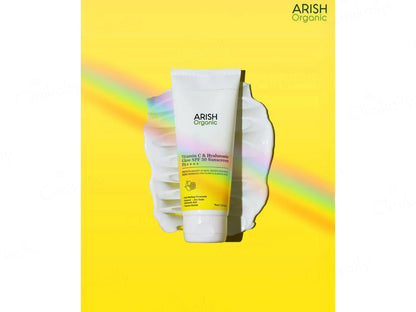Arish Organic Vitamin C and  Hyaluronic Acid Glow Sunscreen SPF 50 PA
