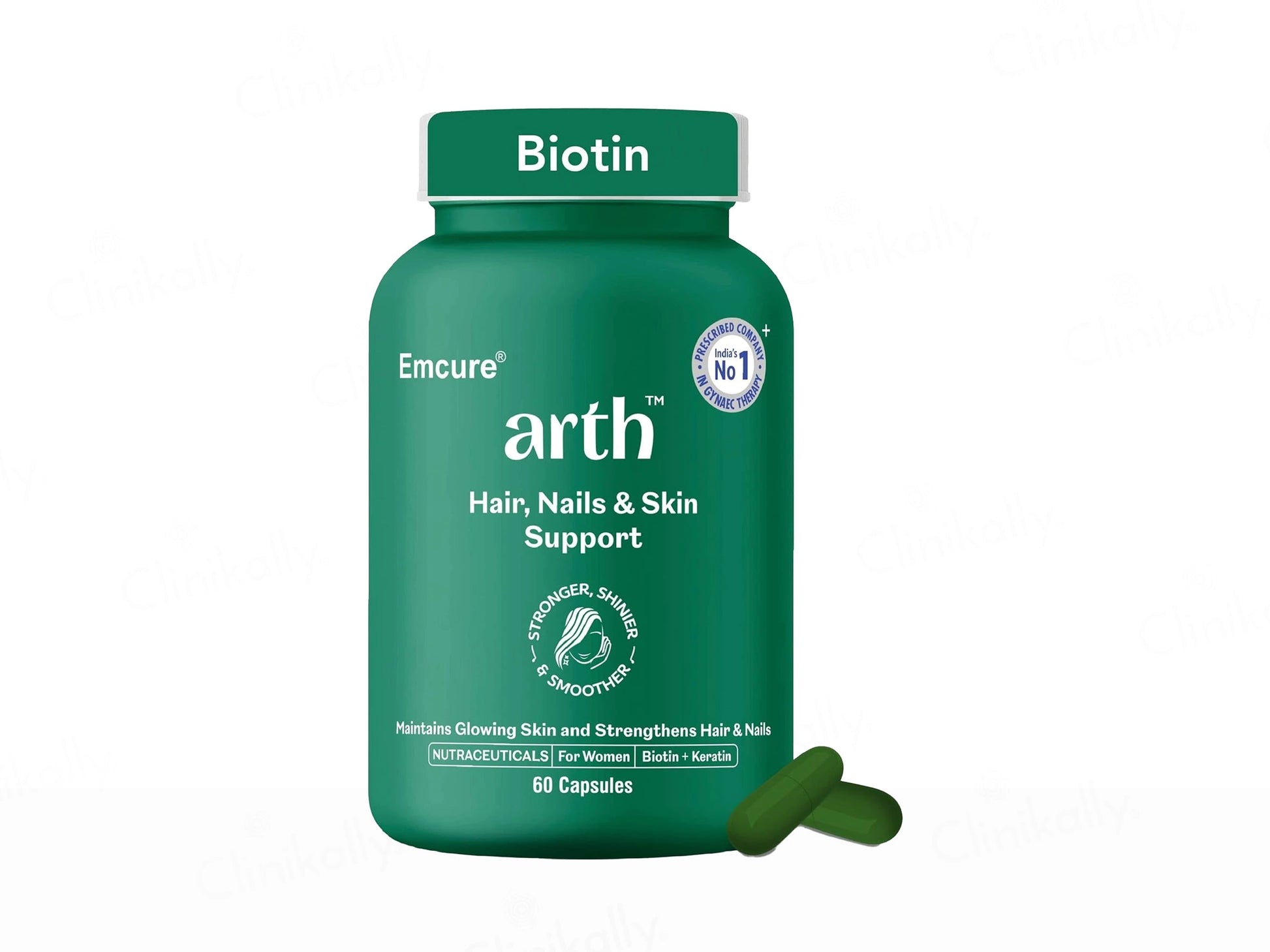 Arth Hair, Nails and  Skin Support Nutraceutical Capsule For Women