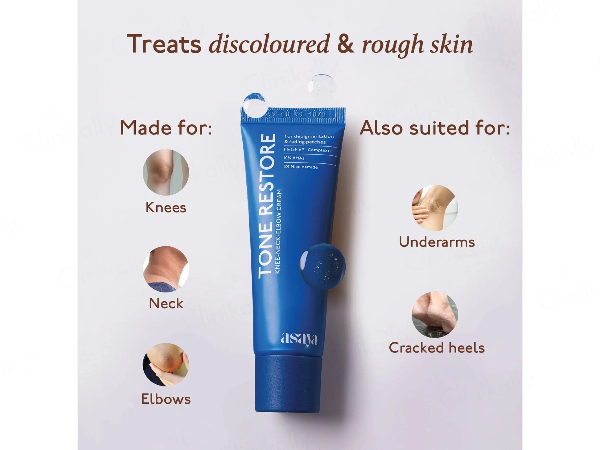 Asaya Tone Restore Knee-Neck-Elbow Depigmentation Cream
