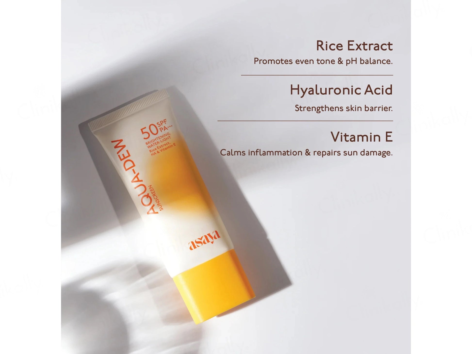 Asaya Under One Sun Aqua-Dew Sunscreen SPF 50 PA