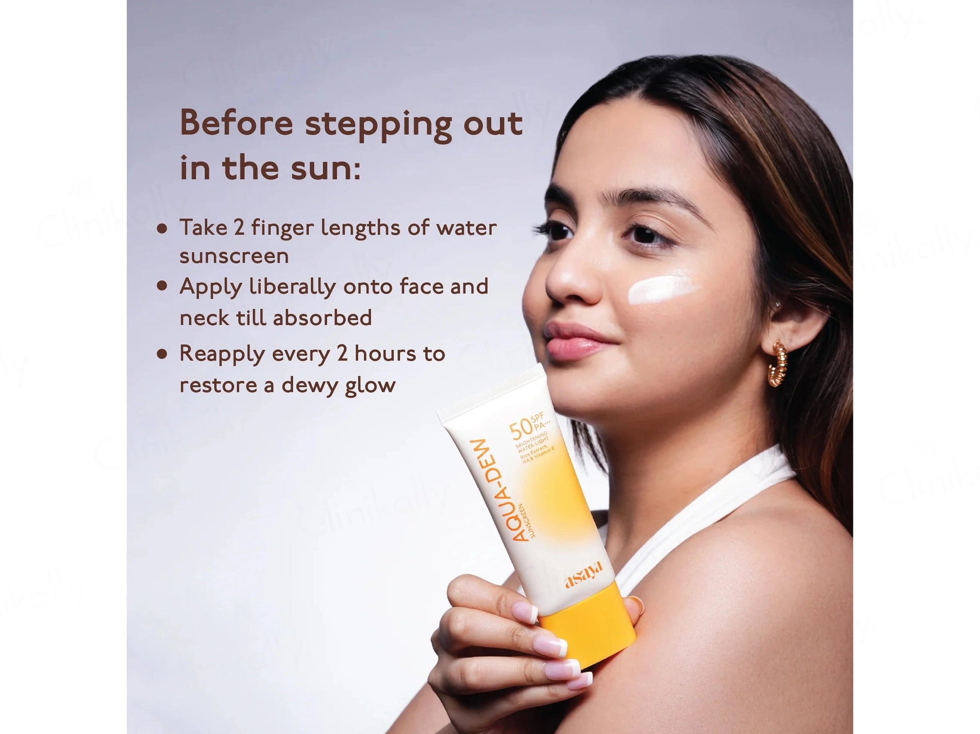 Asaya Under One Sun Aqua-Dew Sunscreen SPF 50 PA