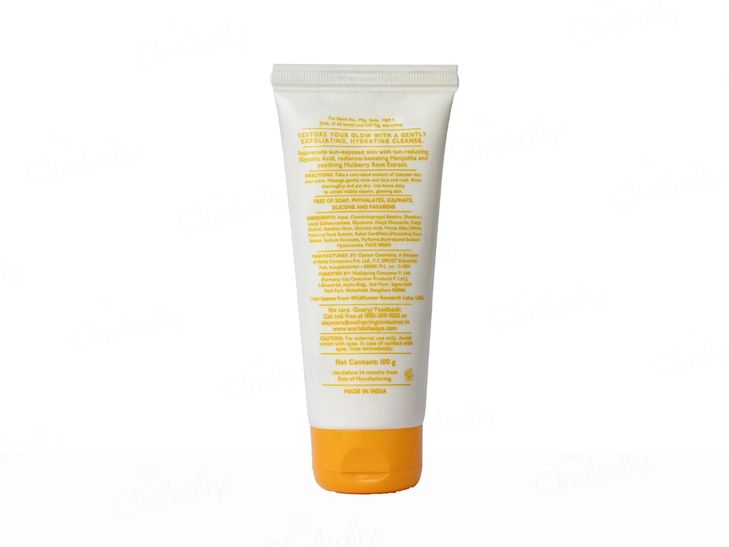 Asaya Under One Sun Detan Face Face Cleanser