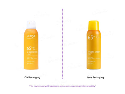 Asaya Under One Sun Sheerscreen Mist Sunscreen SPF 65 PA