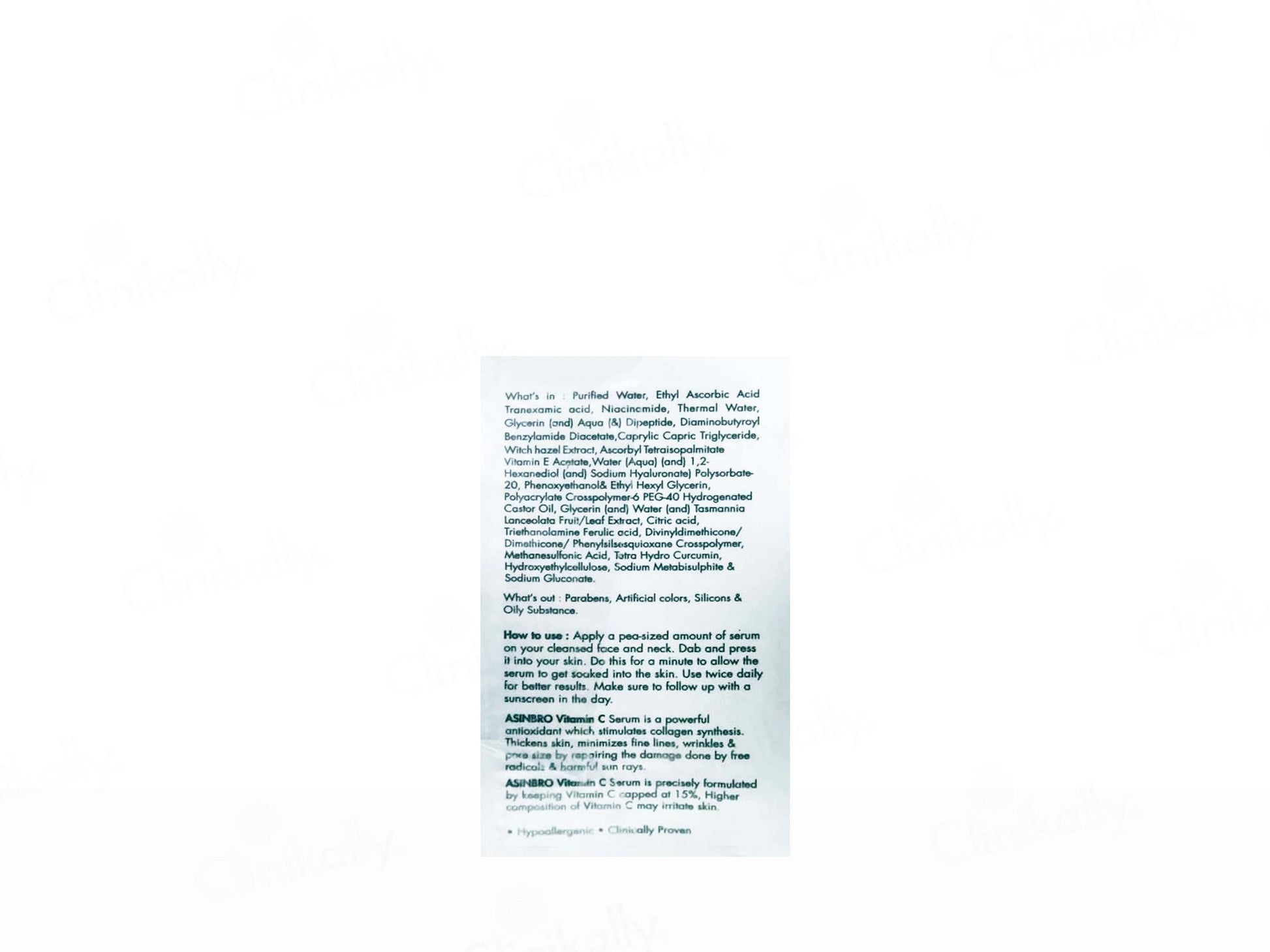 Asinbro 15 Percent Vitamin C Face Serum