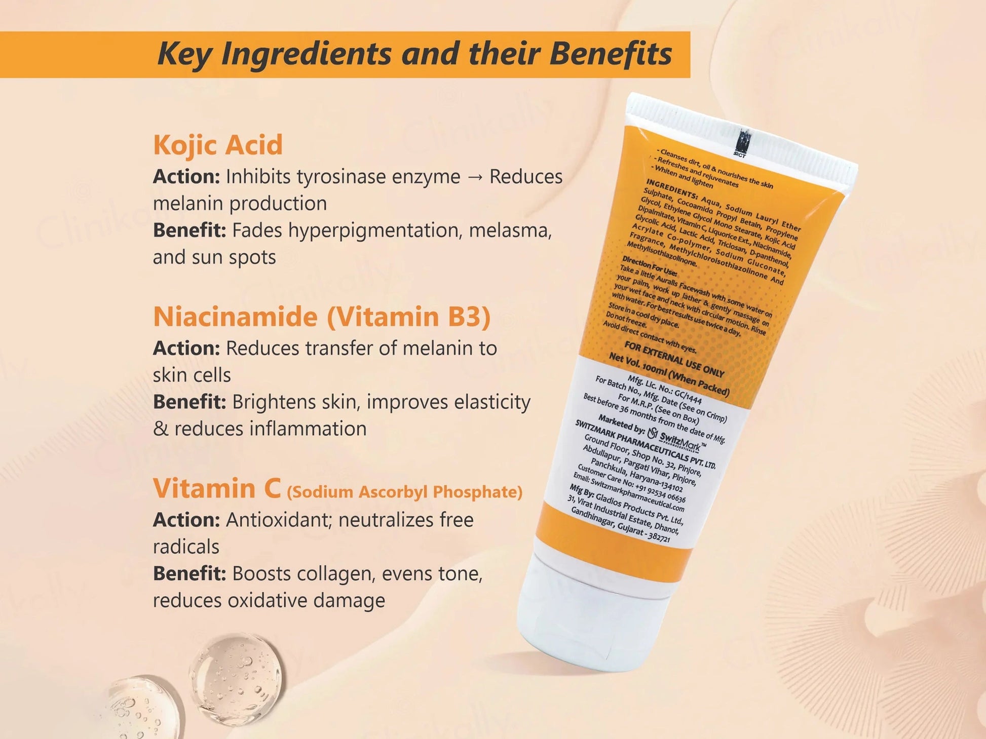 Auralis Vitamin C Skin Brightening Face Wash