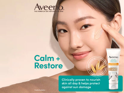 Aveeno Calm Restore Nourishing Daily Moisturiser Sheer Tint SPF 30