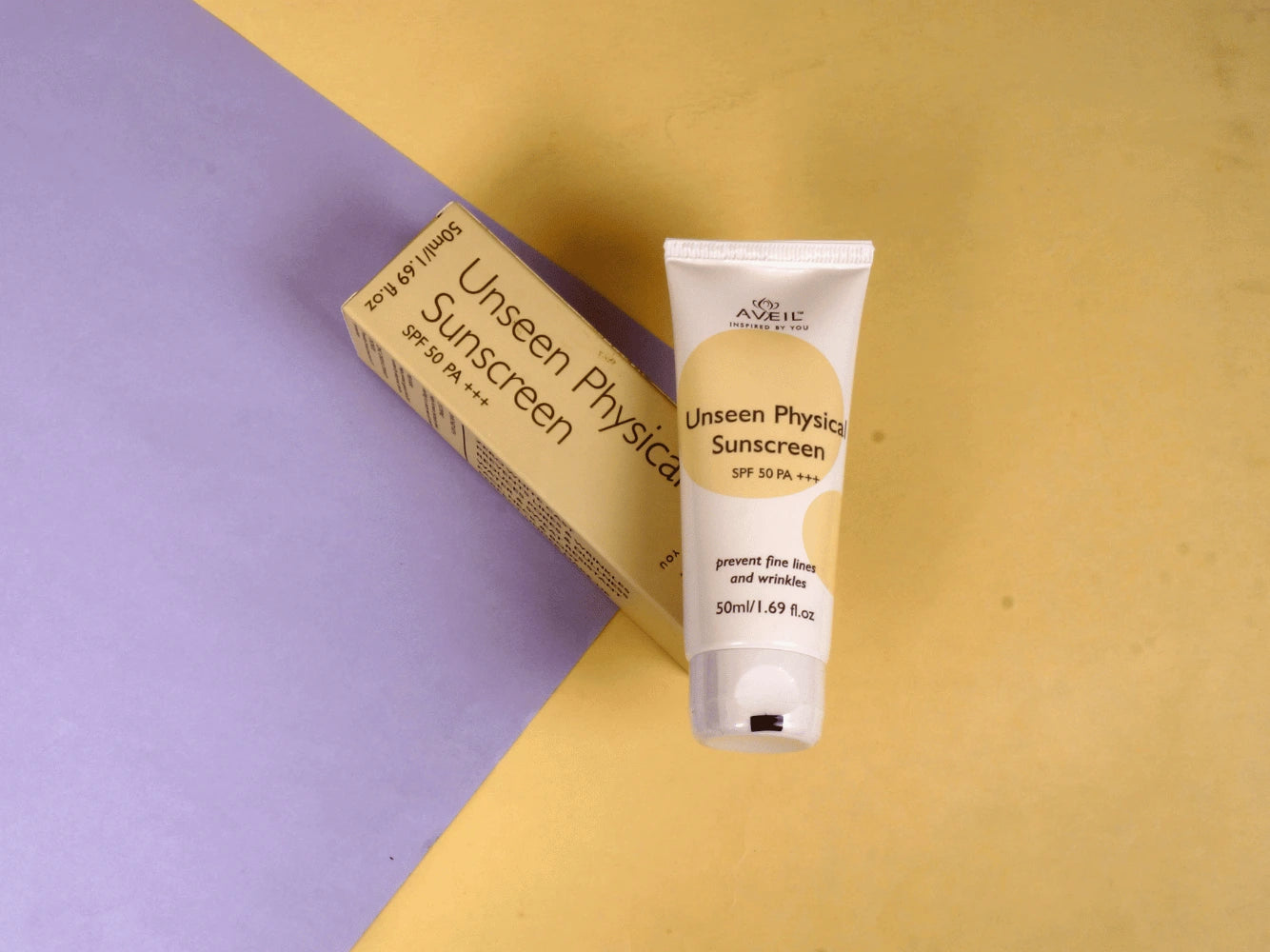 Aveil Unseen Physical Sunscreen SPF 50 PA