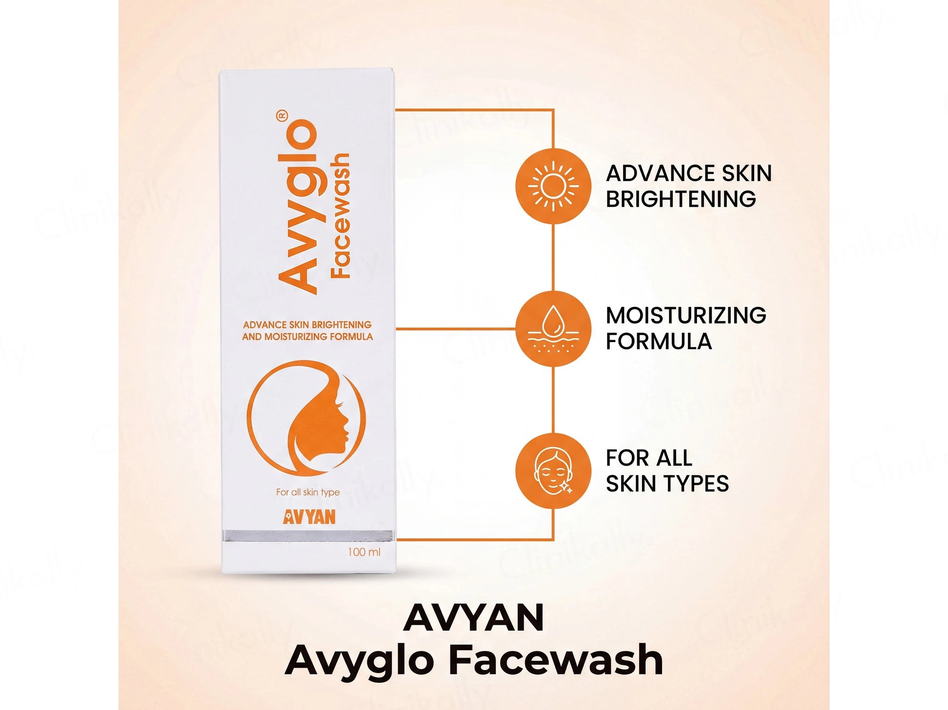 Avyglo Advance Skin Brightening and  Moisturizing Facewash