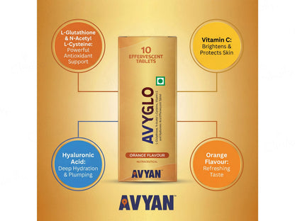Avyglo Nutraceutical Effervescent Tablet - Orange Flavour