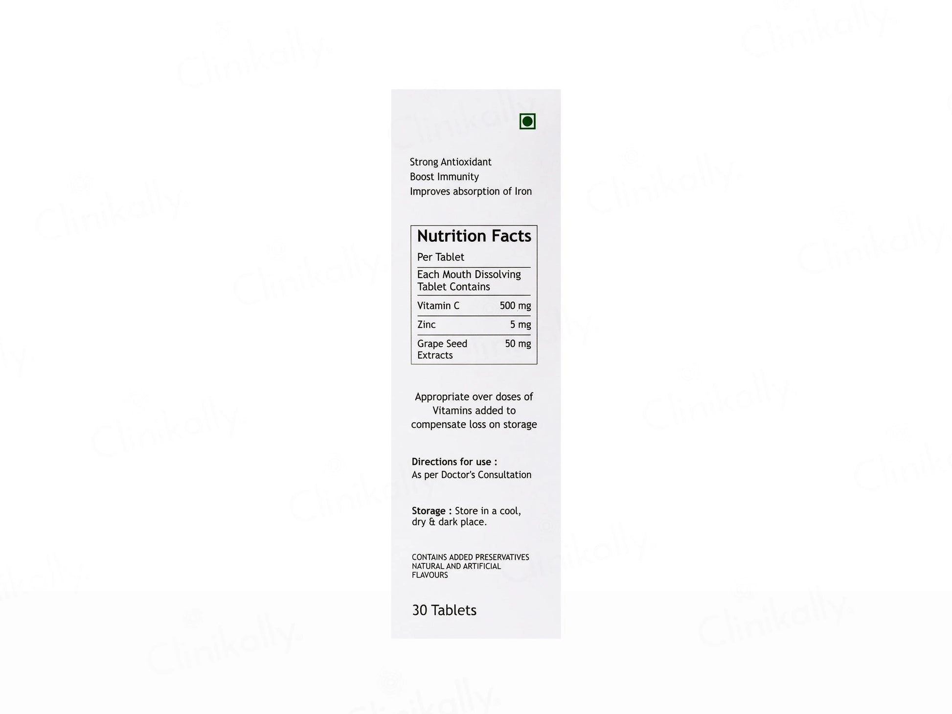 Azelia I-Vit C MD Mouth Dissolving Tablet