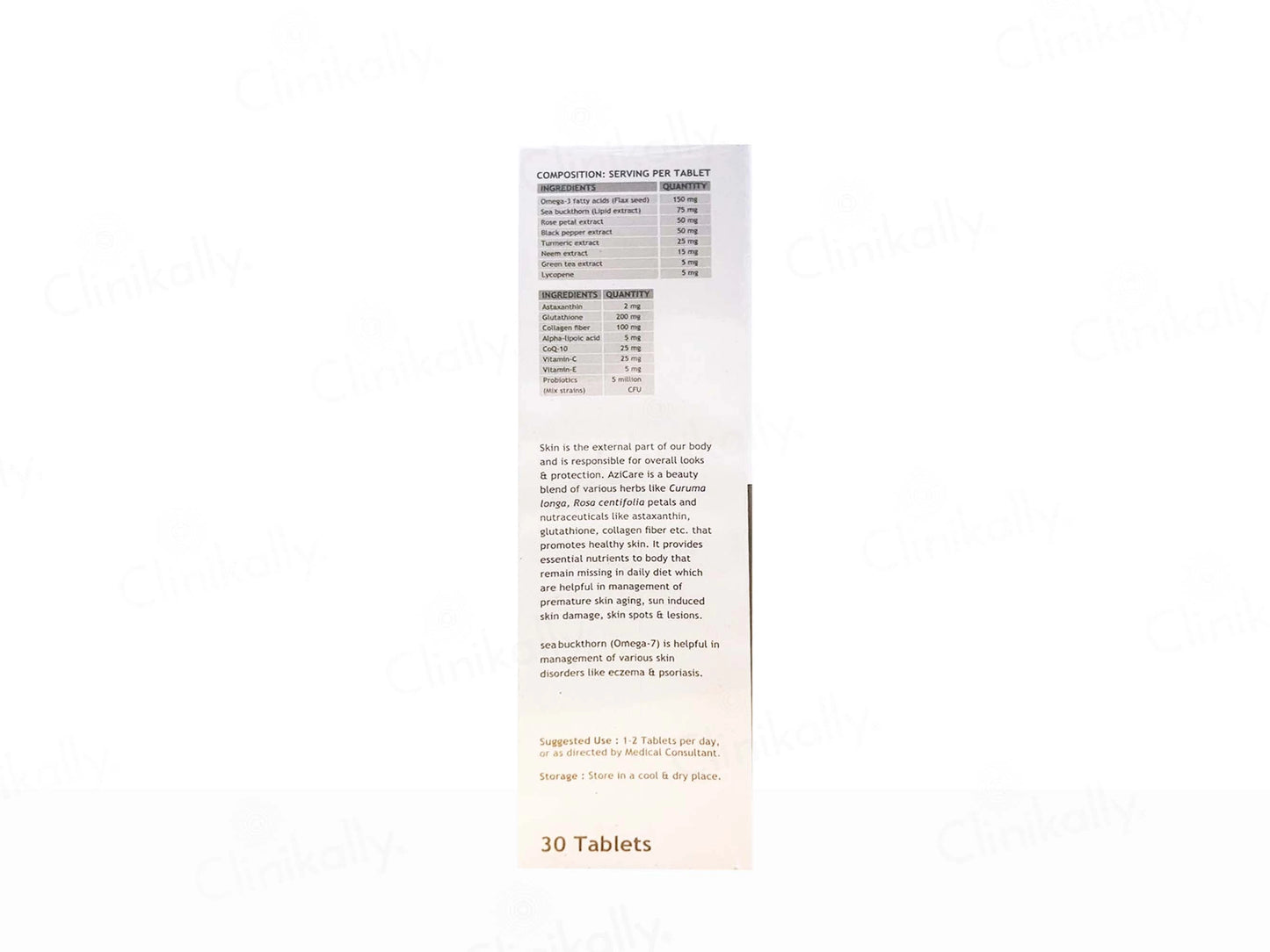 Azicare Complete Skin Nutrition Tablet