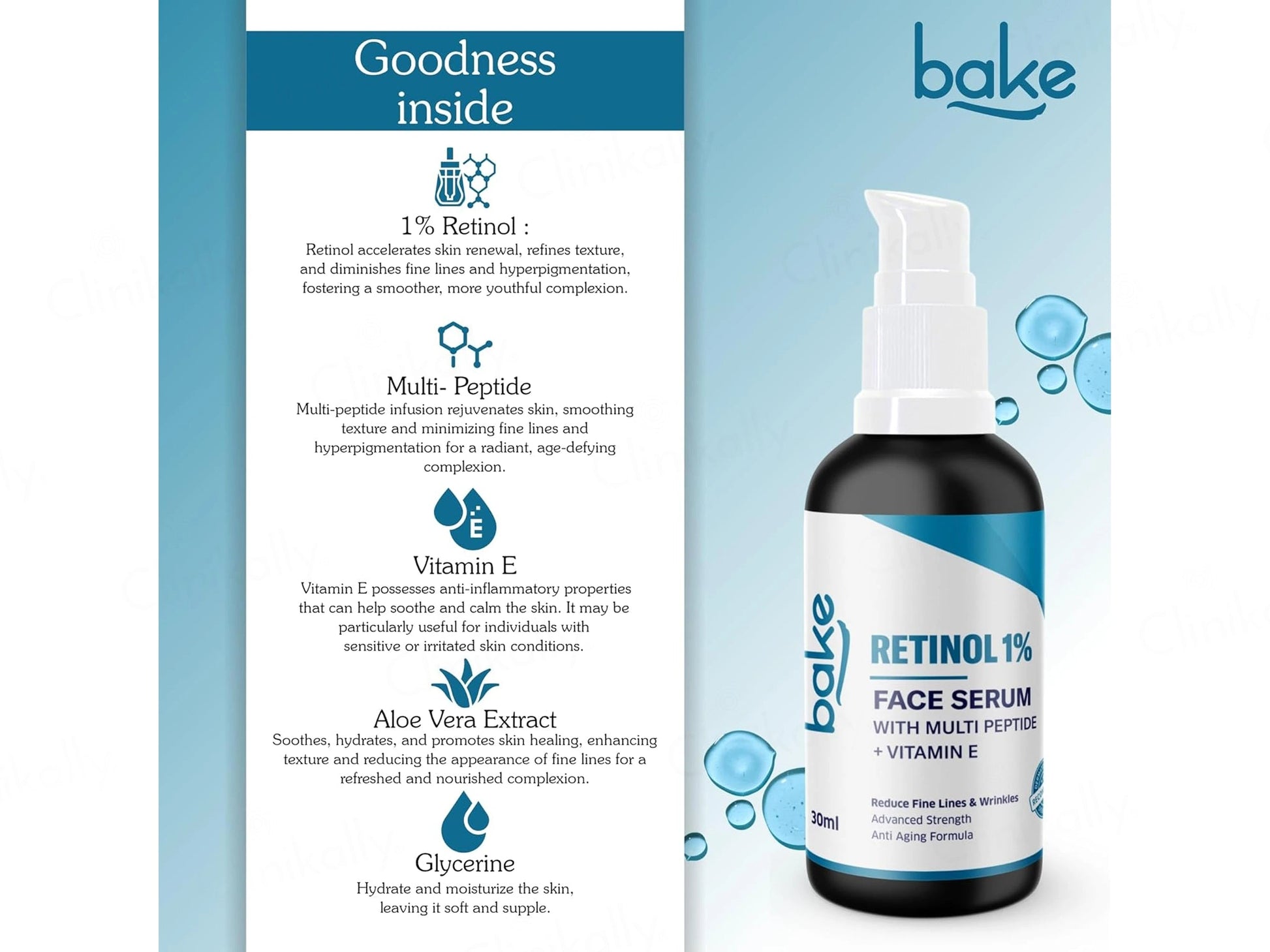 BAKE 1 Percent Retinol Face Serum
