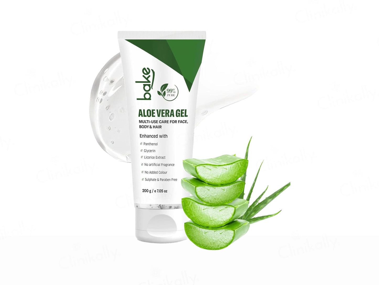 BAKE 99 Percent Pure Multi-Use Aloe Vera Gel