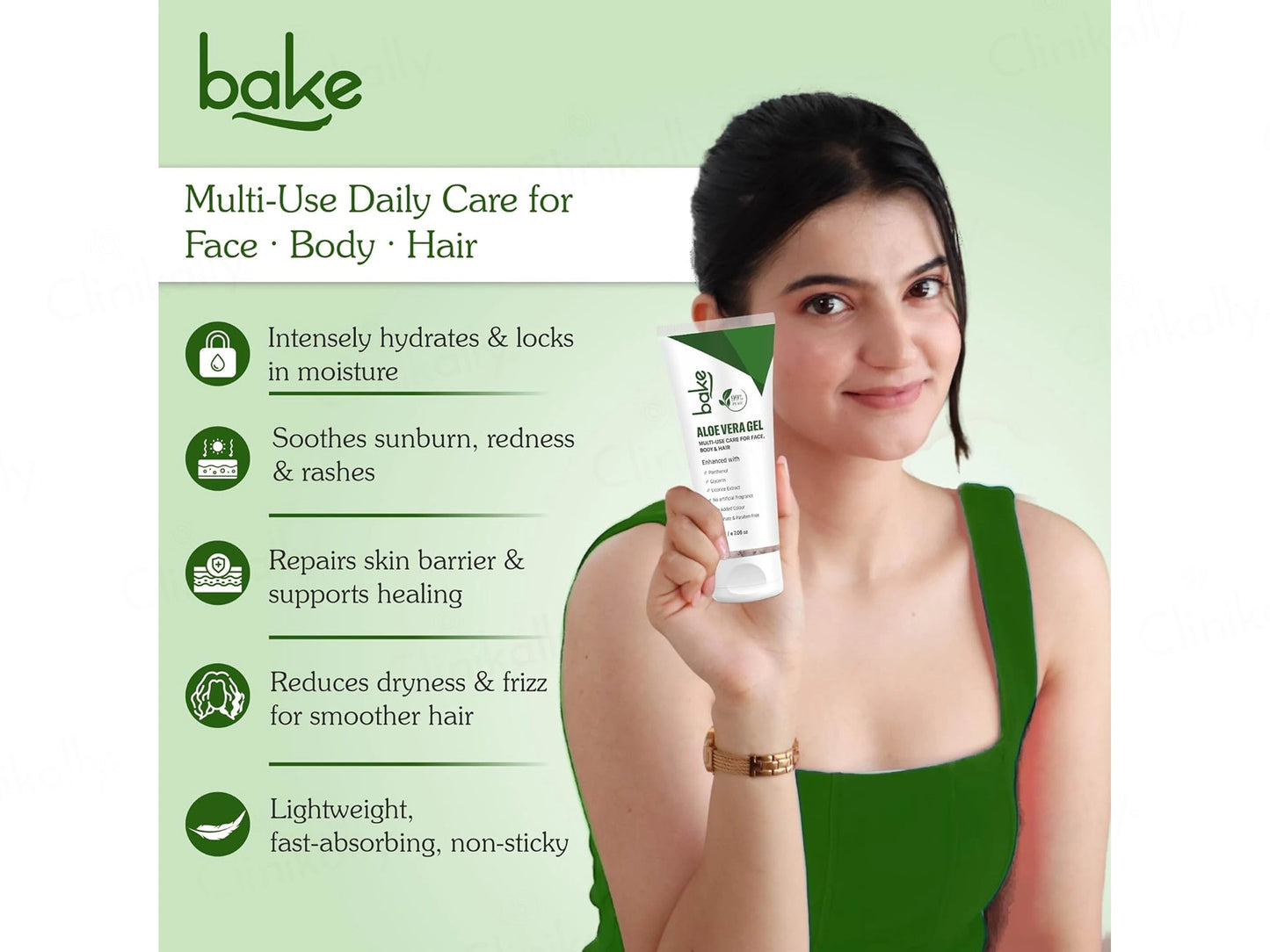 BAKE 99 Percent Pure Multi-Use Aloe Vera Gel