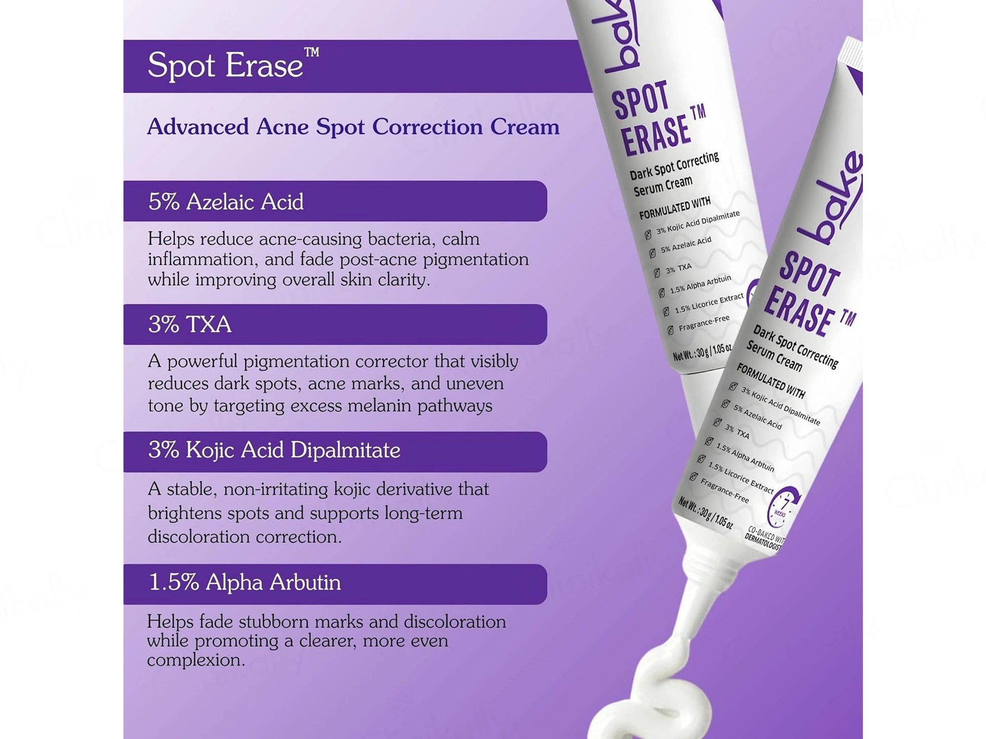 BAKE Spot Erase Dark Spot Correcting Serum