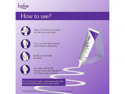 BAKE Spot Erase Dark Spot Correcting Serum