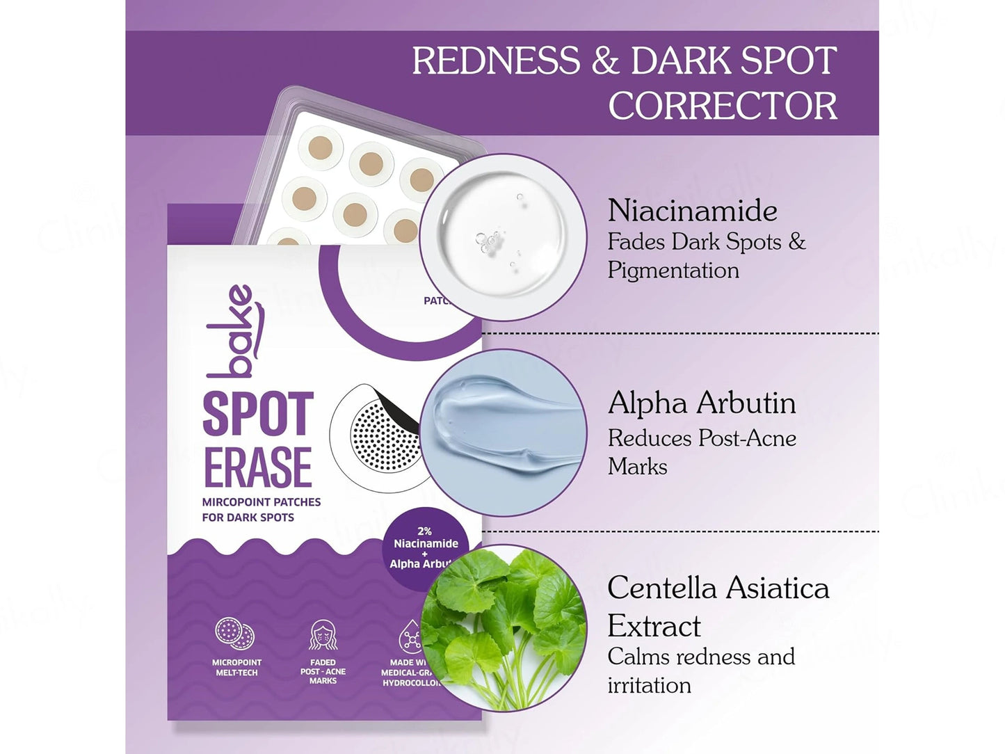 BAKE Spot Erase Micropoint Patches For Dark Spots