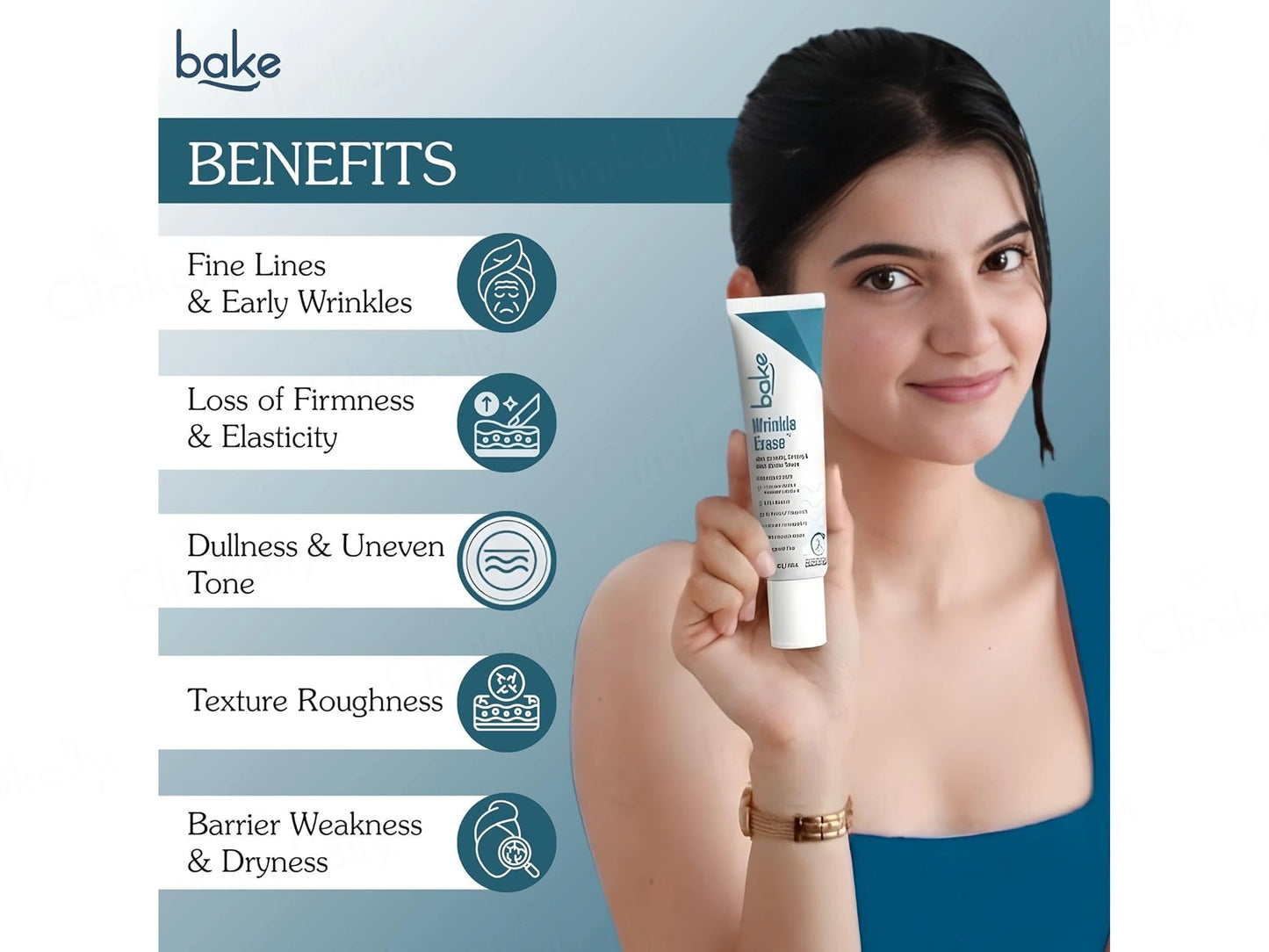 BAKE Wrinkle Erase Anti-Wrinkle, Firming and  Skin Barrier Serum