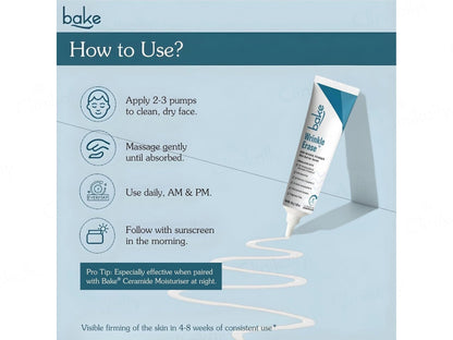 BAKE Wrinkle Erase Anti-Wrinkle, Firming and  Skin Barrier Serum