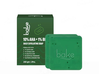 Bake 10 Percent AHA  1 Percent BHA Daily Exfoliating Soap Pack Of 2