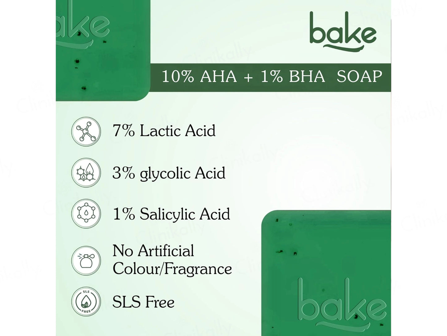 Bake 10 Percent AHA  1 Percent BHA Daily Exfoliating Soap Pack Of 2