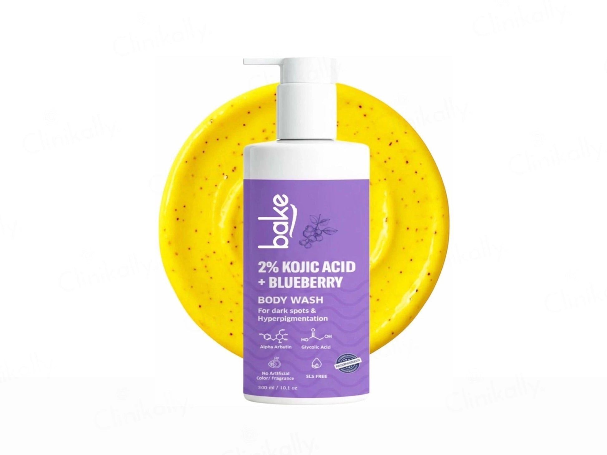 Bake 2 Percent Kojic Acid  Blueberry Body Wash