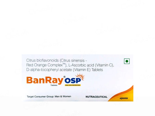 Banray OSP Oral Sun Protection Nutraceutical Tablet For Men and  Women
