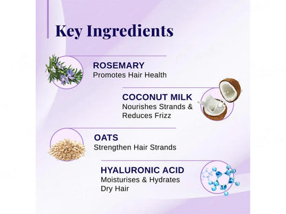 Bare Anatomy Rosemary and  Coconut Milk Hydrating Shampoo