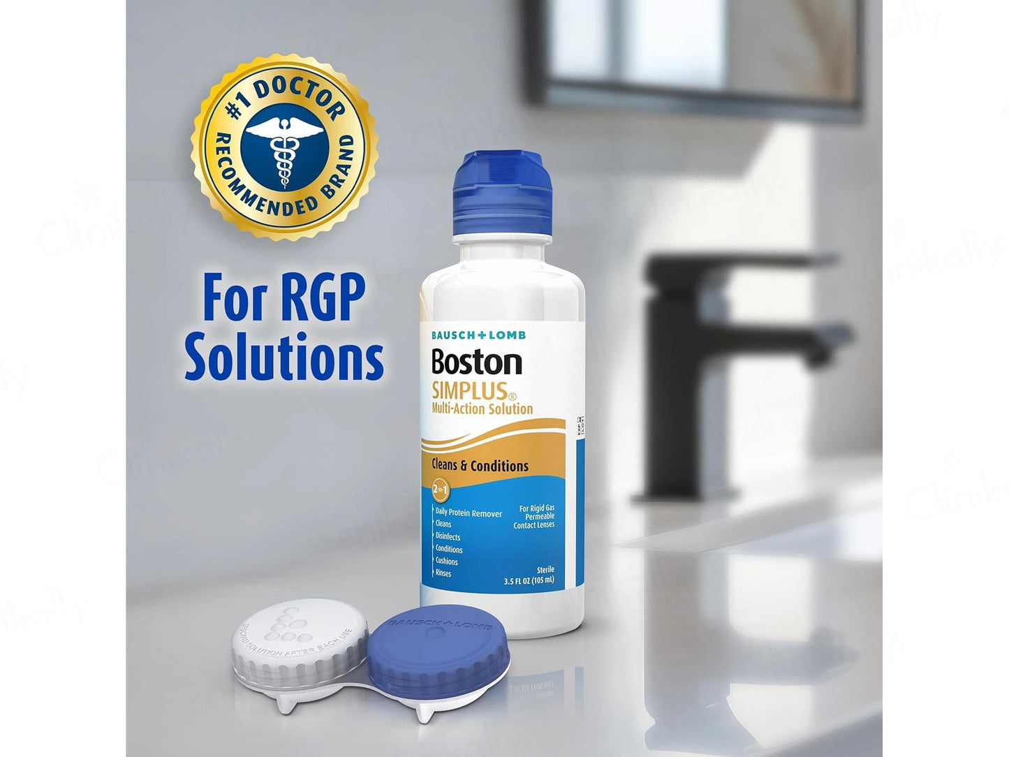 Bausch and  Lomb Boston Simplus Multi-Action Contact Lens Solution