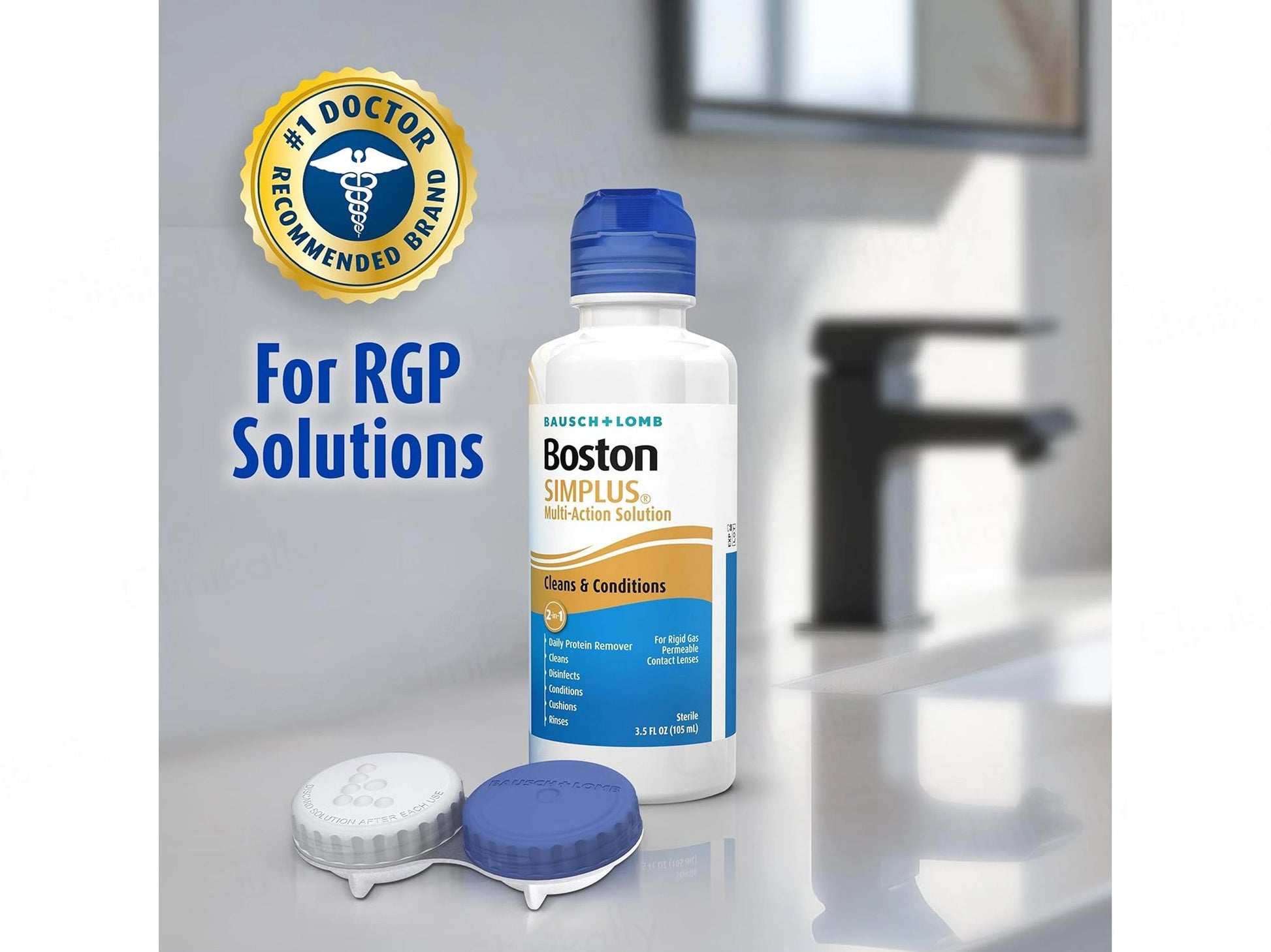 Bausch and  Lomb Boston Simplus Multi-Action Contact Lens Solution