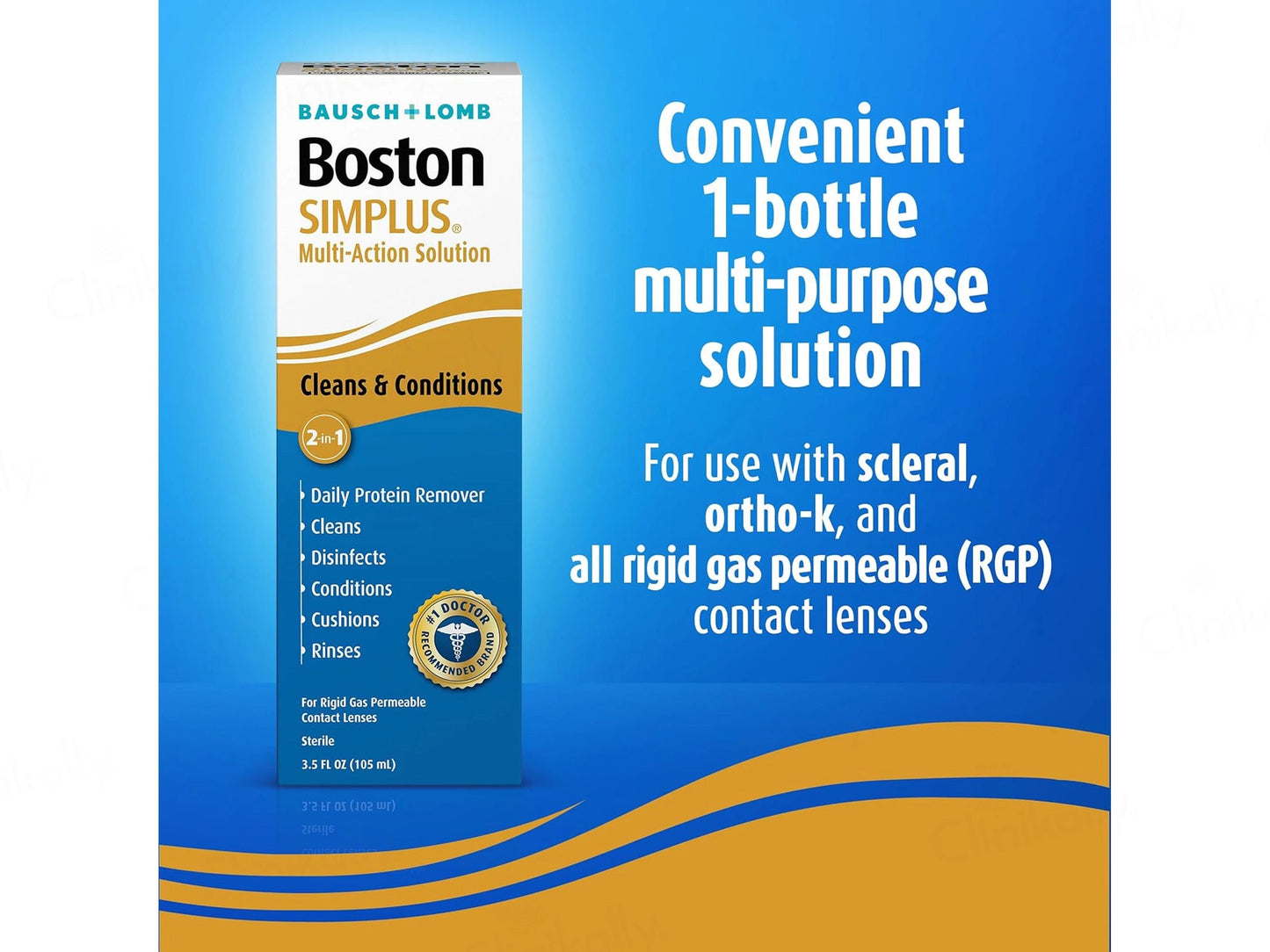 Bausch and  Lomb Boston Simplus Multi-Action Contact Lens Solution