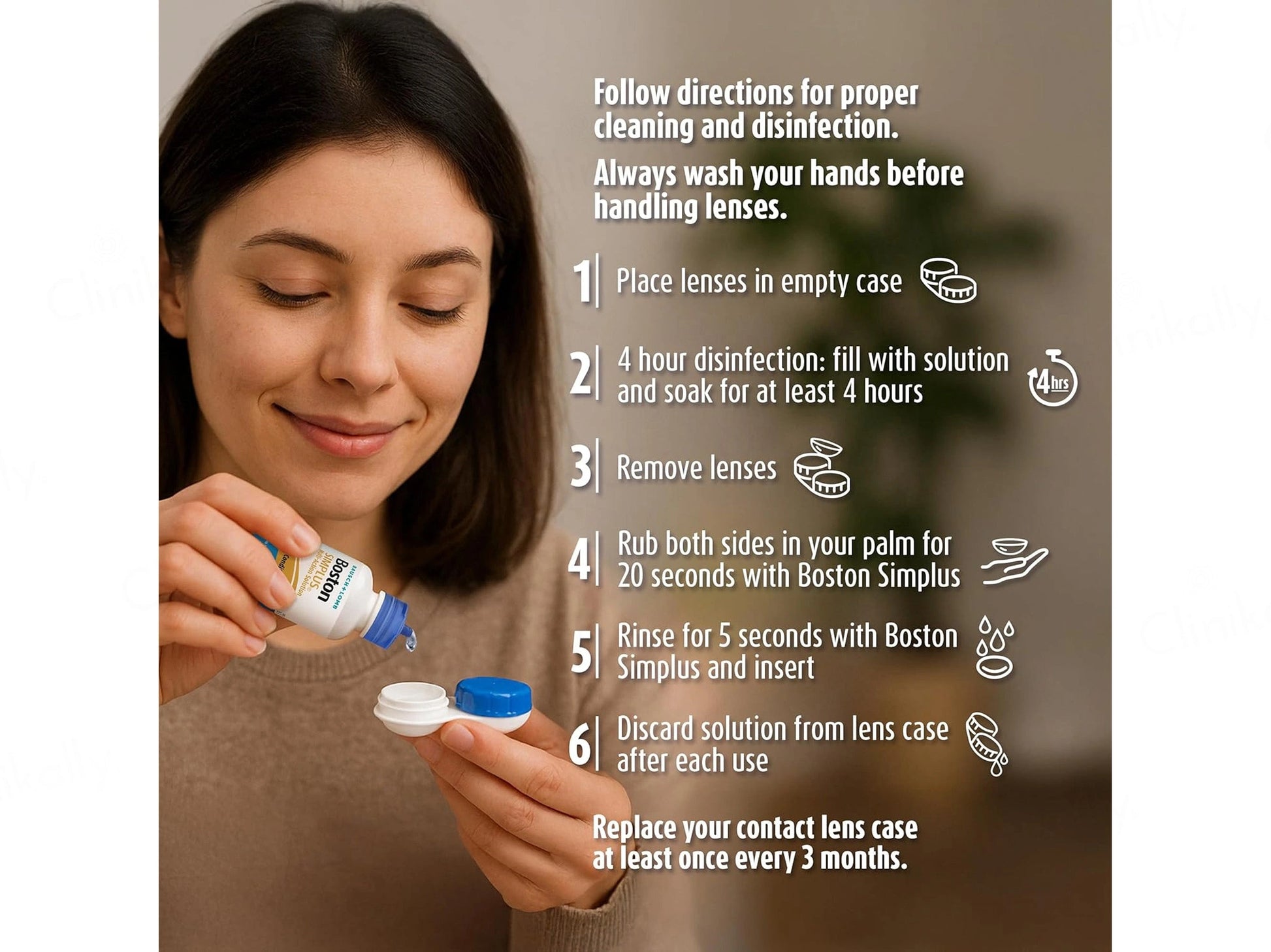 Bausch and  Lomb Boston Simplus Multi-Action Contact Lens Solution