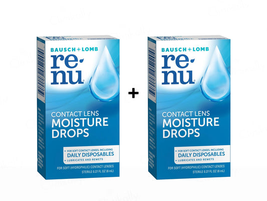 Bausch and  Lomb Renu Multiplus Lubricating and  Rewetting Drops