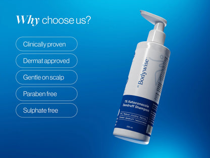 Be Bodywise 1 Percent Ketoconazole Dandruff Shampoo