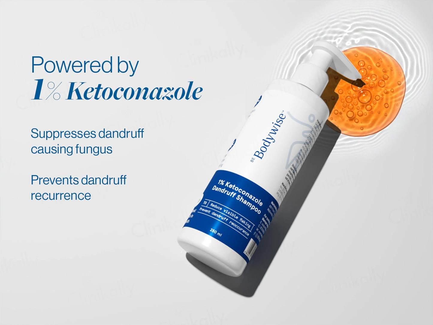 Be Bodywise 1 Percent Ketoconazole Dandruff Shampoo