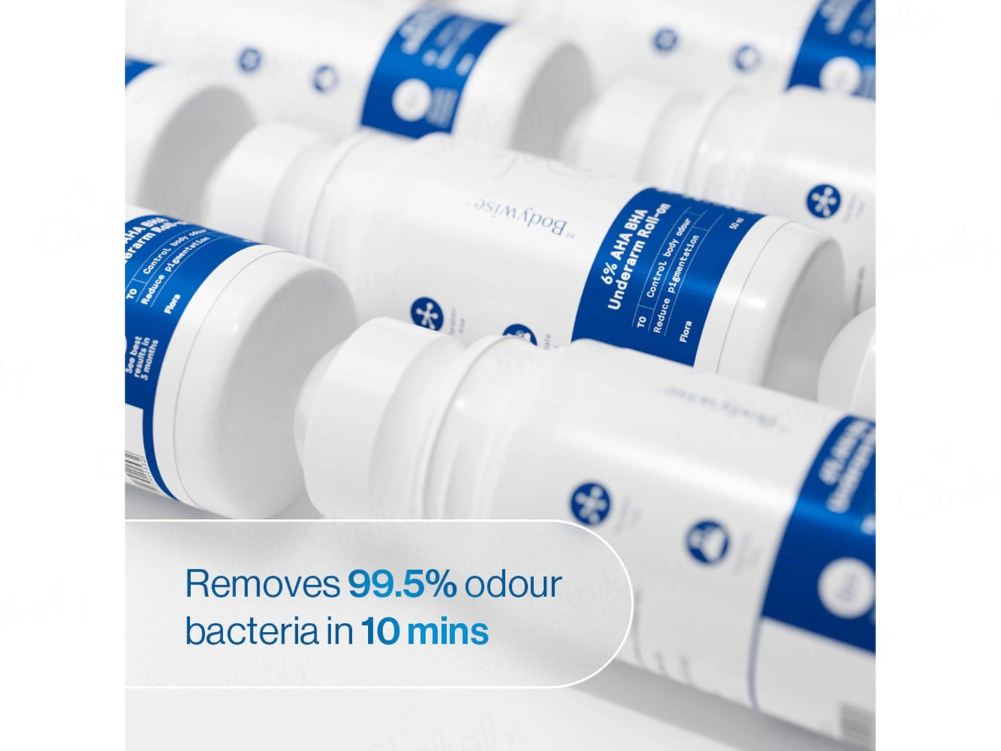 Be Bodywise 4 Percent AHA BHA Underarm Roll-On Flora
