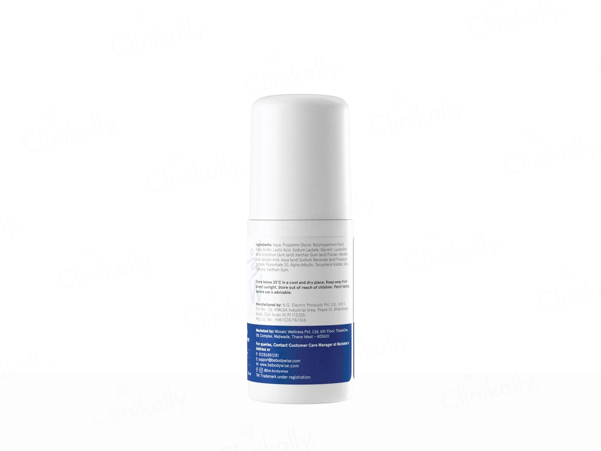Be Bodywise 4 Percent AHA BHA Underarm Roll-On Flora
