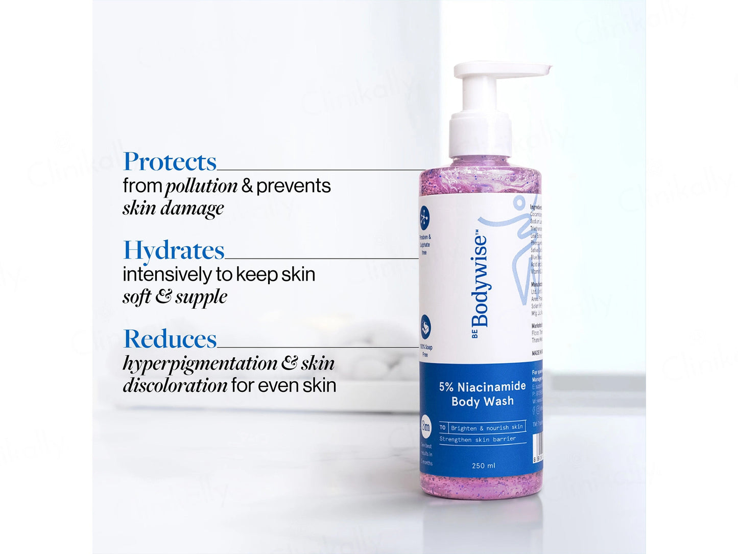 Be Bodywise 5 Percent Niacinamide Body Wash