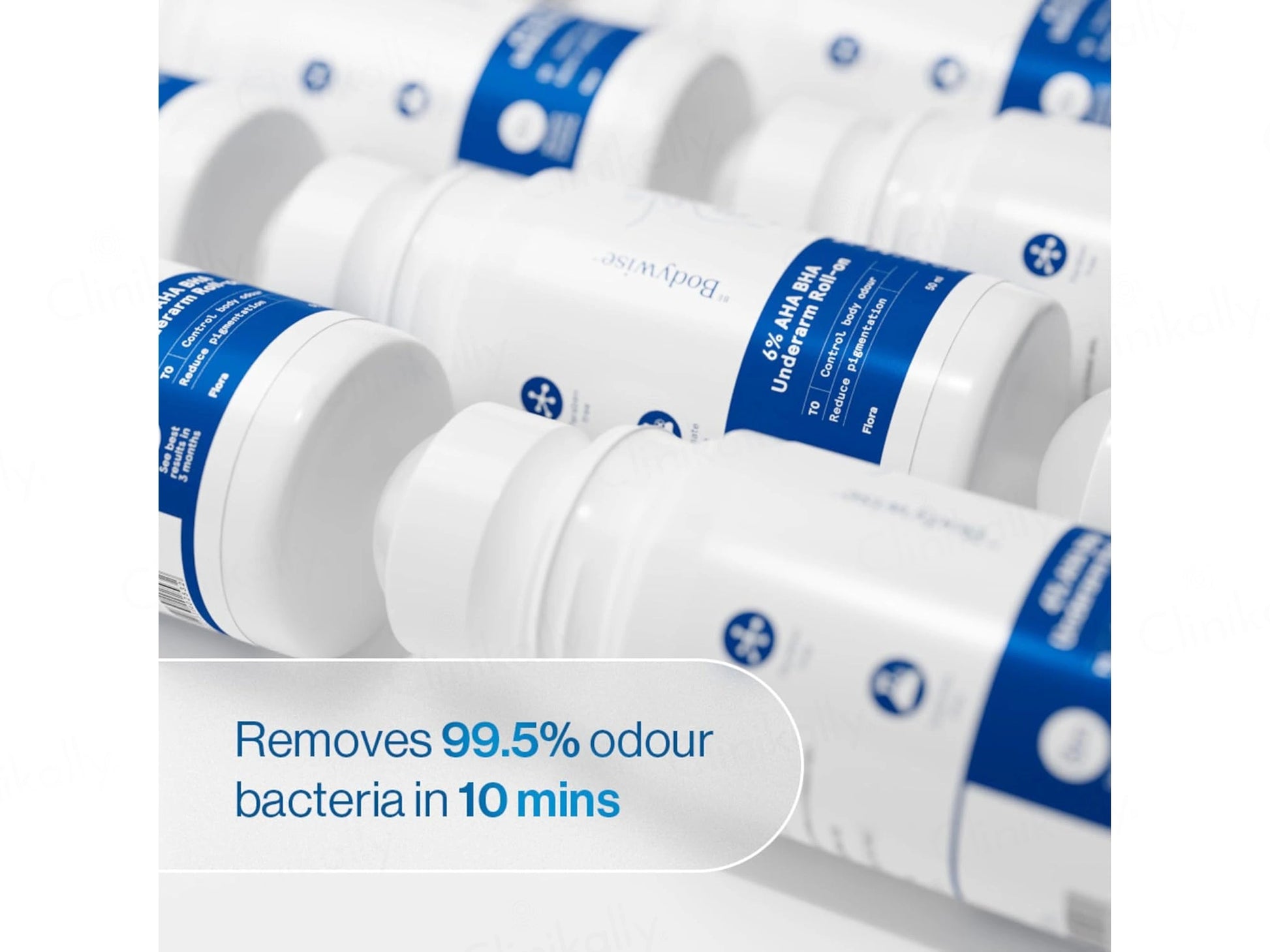 Be Bodywise 6 Percent AHA BHA Underarm Roll-On Flora
