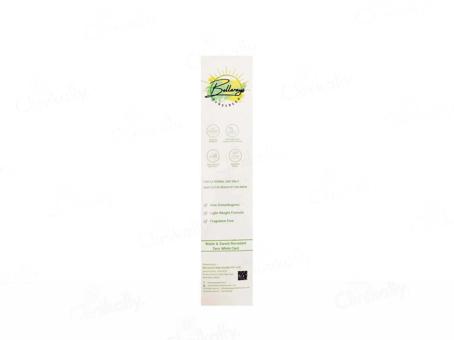 Bellacos Healthcare Bellarays Centella Asiatica Sunscreen SPF 50 PA