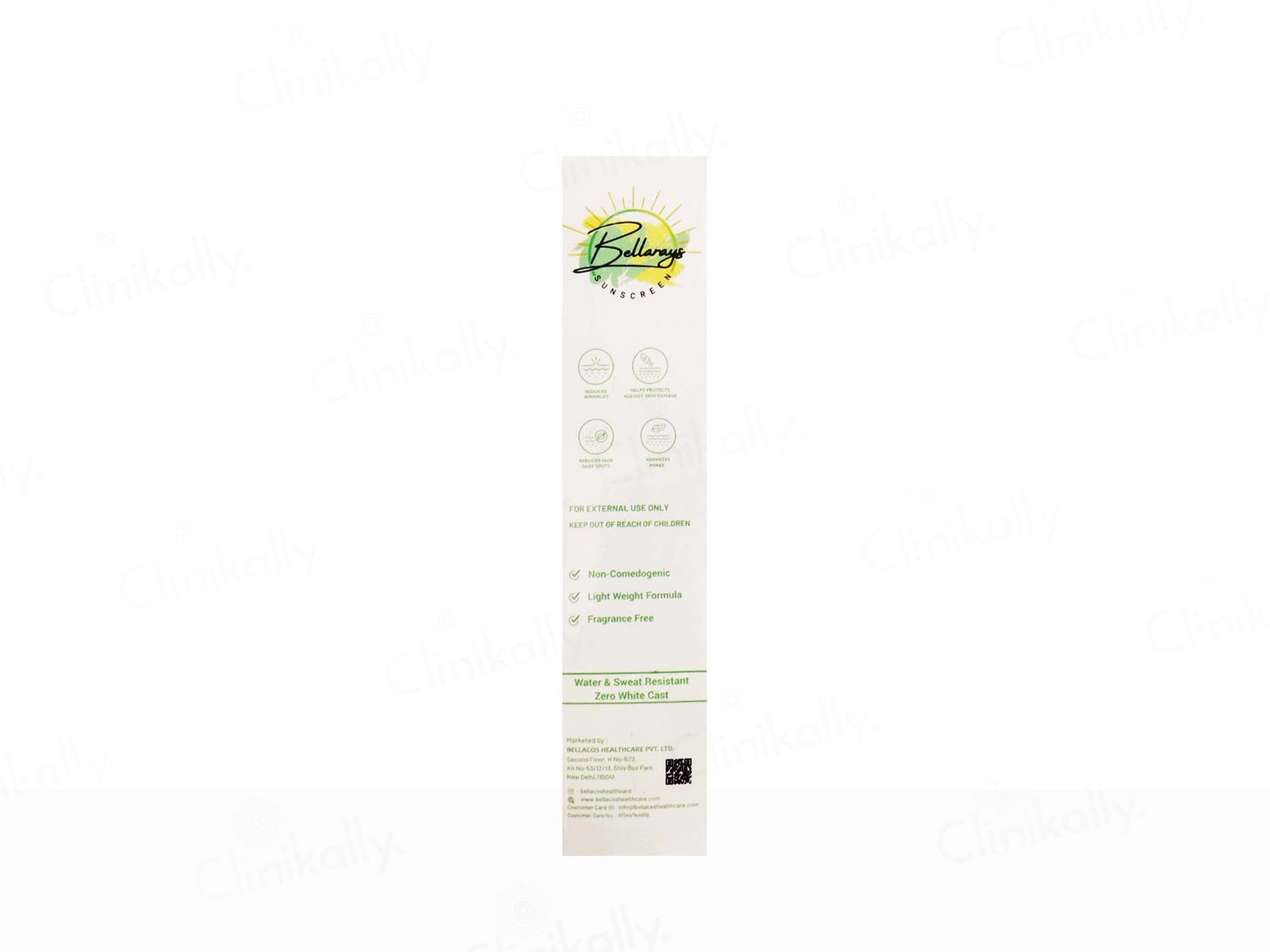 Bellacos Healthcare Bellarays Centella Asiatica Sunscreen SPF 50 PA