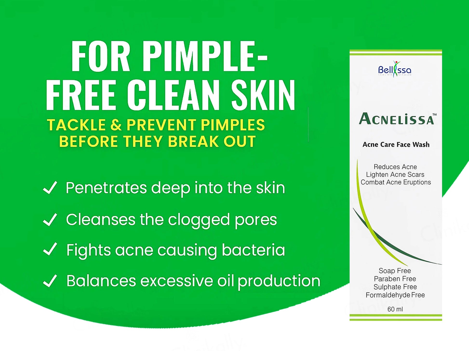 Bellissa Acnelissa Acne Care Face Wash