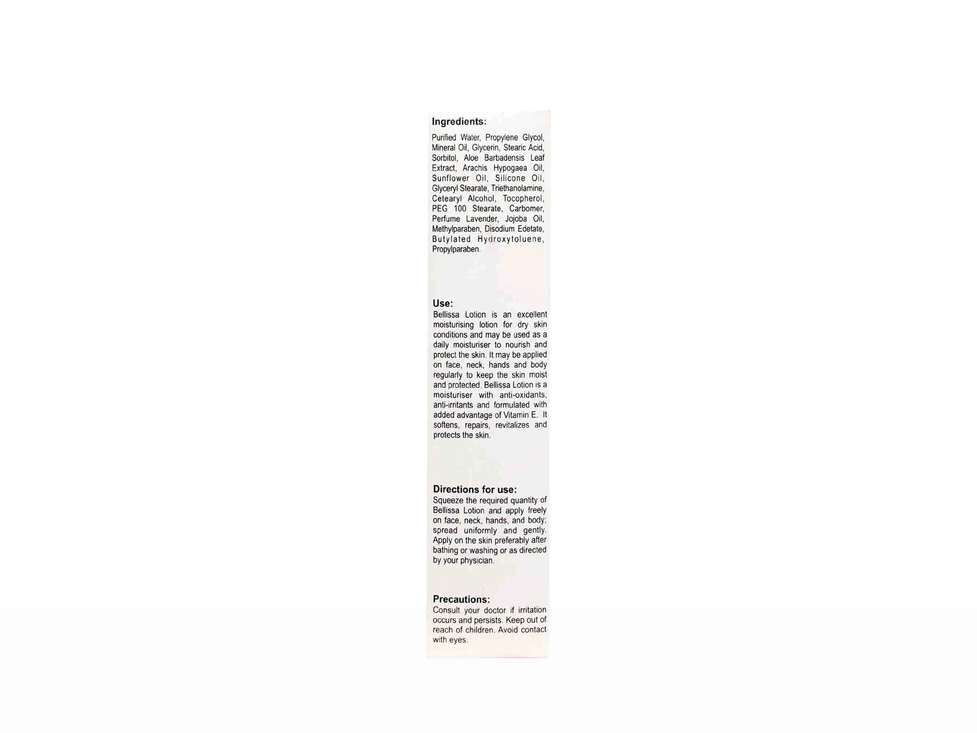 Bellissa Moisturising Lotion