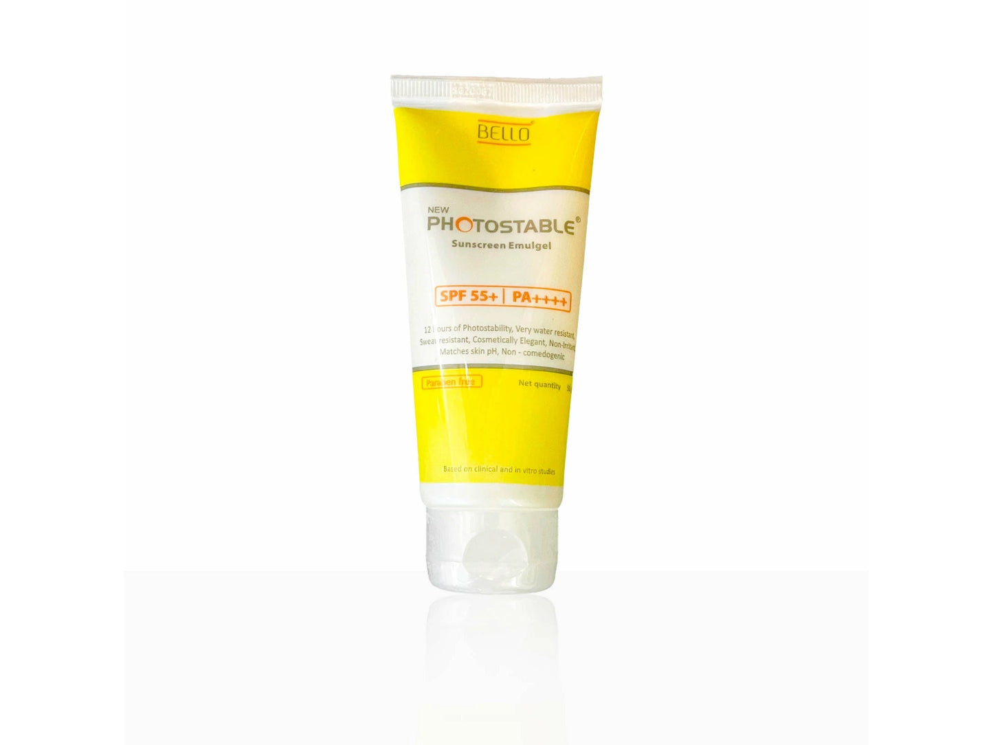 Bello New Photostable Sunscreen Emulgel SPF 55 PA