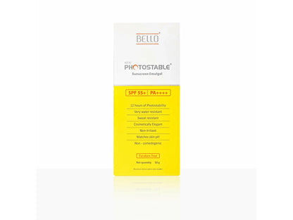 Bello New Photostable Sunscreen Emulgel SPF 55 PA