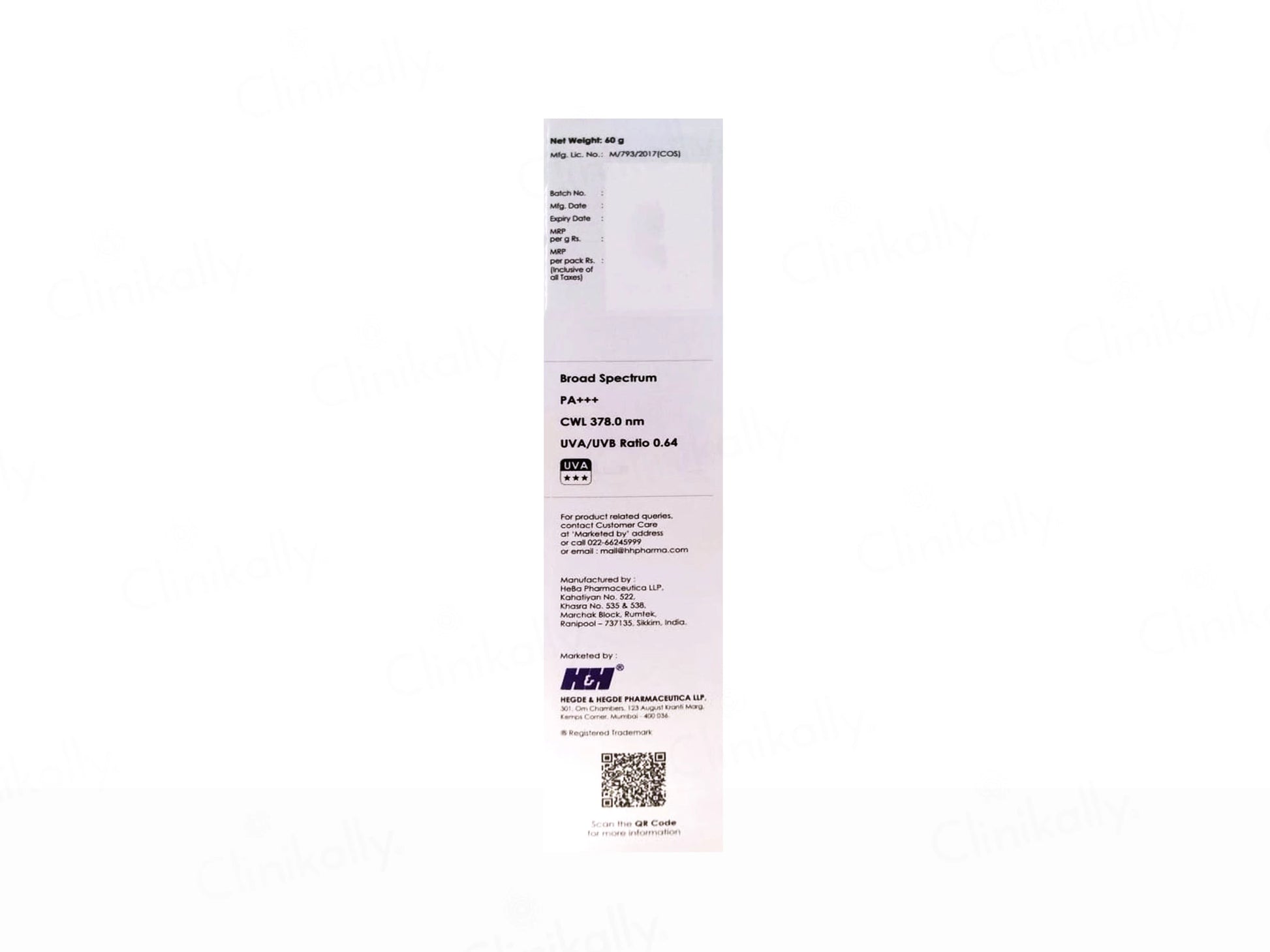 BioBird Ceramides and  Niacinamide Sunscreen SPF 50 PA
