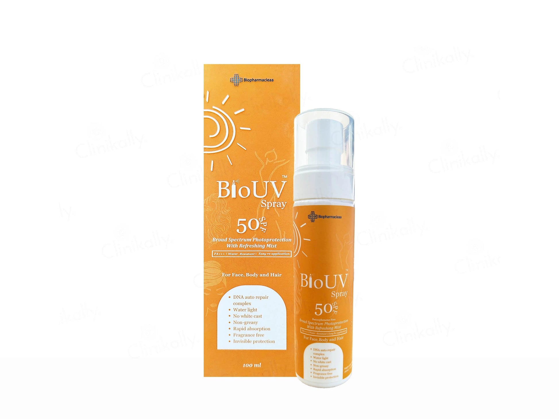 BioUV Spray Sunscreen SPF 50 PA