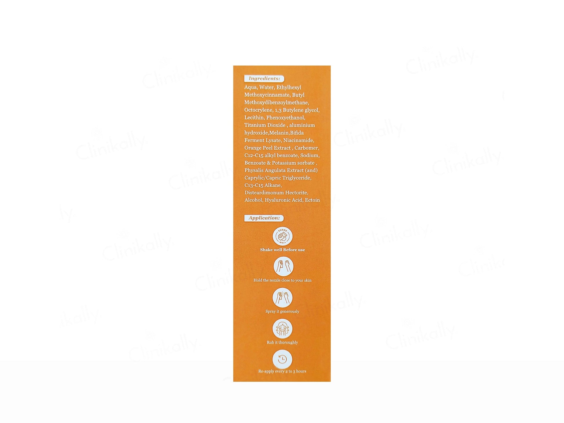 BioUV Spray Sunscreen SPF 50 PA