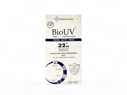 BioUV Tinted Matte Sunscreen Lotion SPF 32 PA